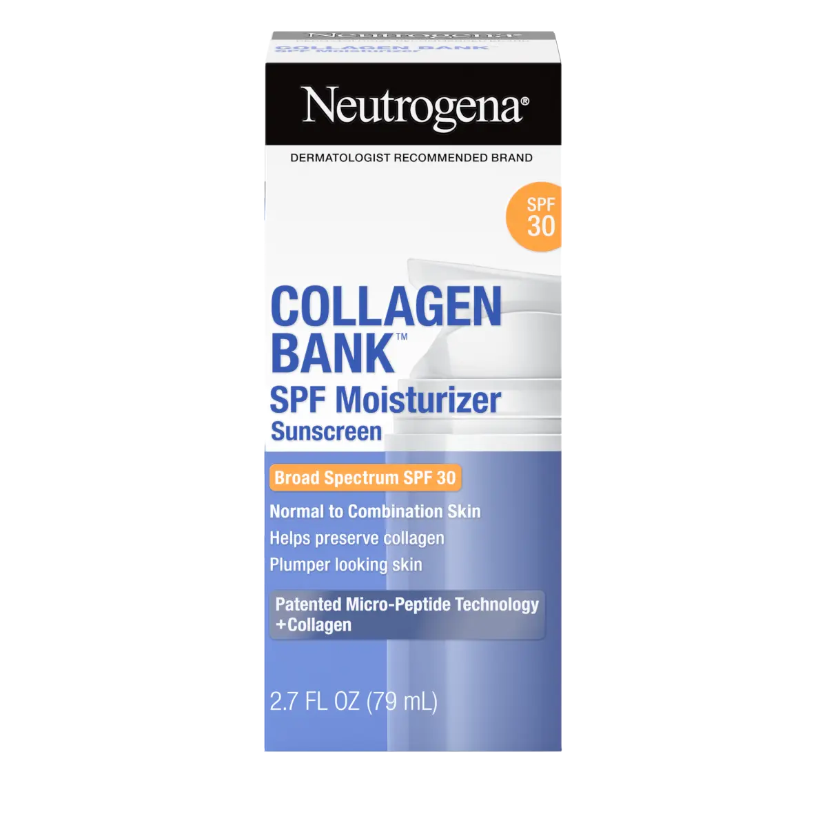 Neutrogena® Collagen Bank SPF Moisturizer Broad Spectrum SPF 30, 2.7 Fl. Oz
