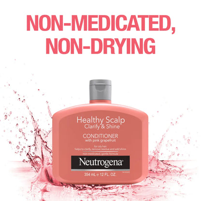 Neutrogena® Scalp Clarify & Shine Conditioner with Pink Grapefruit 12 fl oz