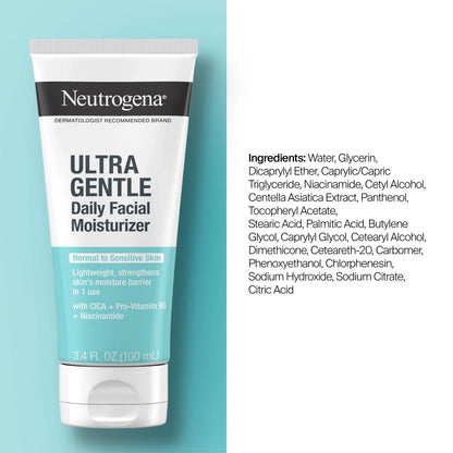 Neutrogena® Ultra Gentle Daily Facial Moisturizer 3.4 Fl. Oz