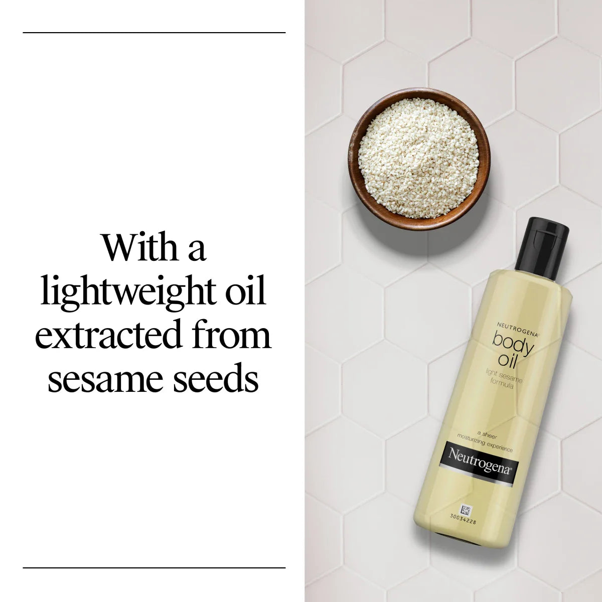 Neutrogena® Body Oil, Light Sesame Formula, 16 Fl. Oz