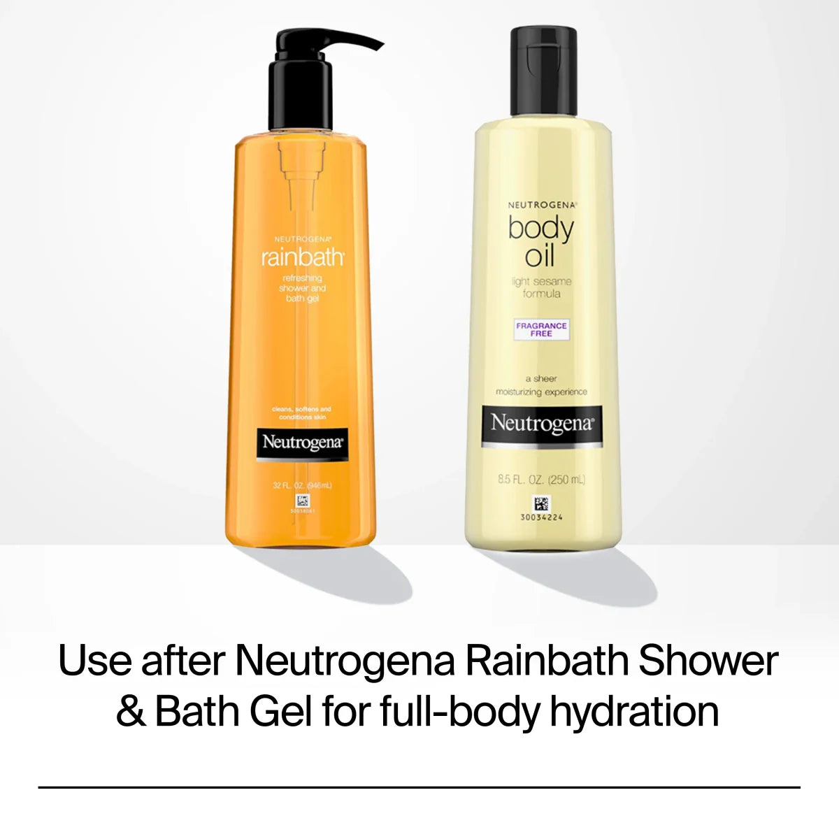 Neutrogena® Body Oil, Light Sesame Formula, Fragrance Free, 8.5 Fl. Oz
