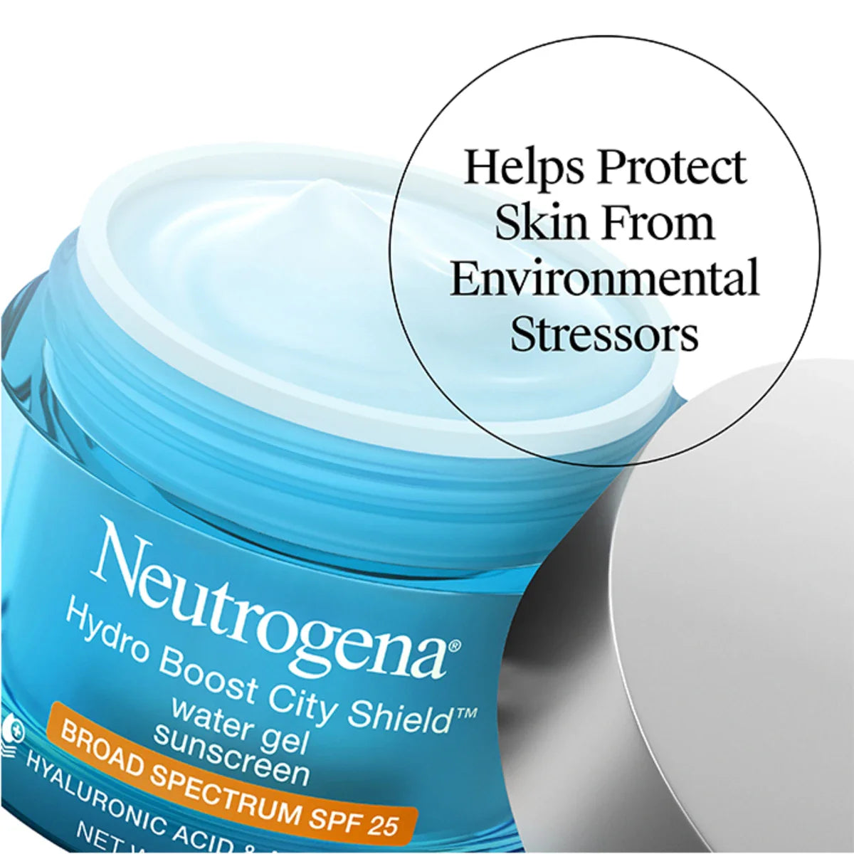 Neutrogena® Hydro Boost City Shield Water Gel with Broad Spectrum SPF 25, 1.7 Oz