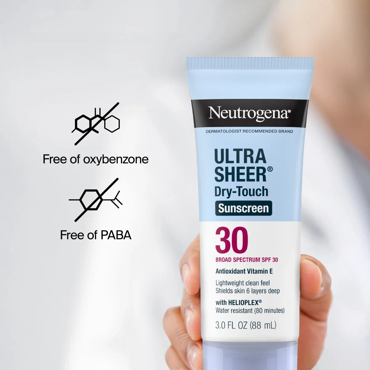 Neutrogena® Ultra Sheer Dry-Touch Sunscreen Lotion Broad Spectrum SPF 30, 3 Fl. Oz