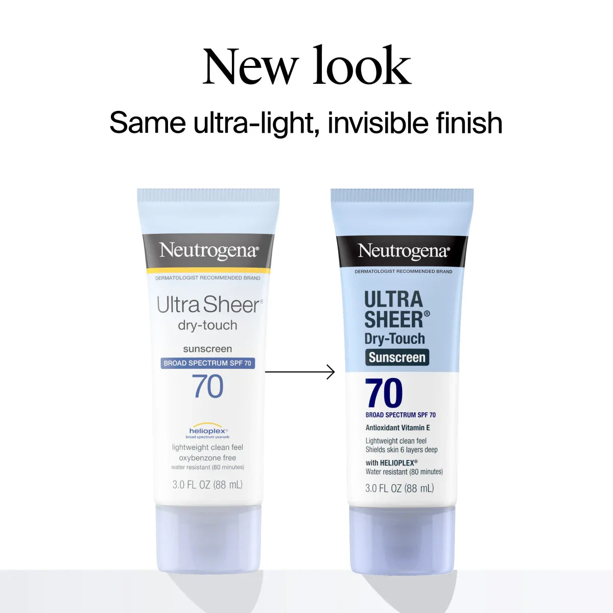 Neutrogena® Ultra Sheer Dry-Touch Sunscreen Lotion Broad Spectrum SPF 70, 3 Fl. Oz