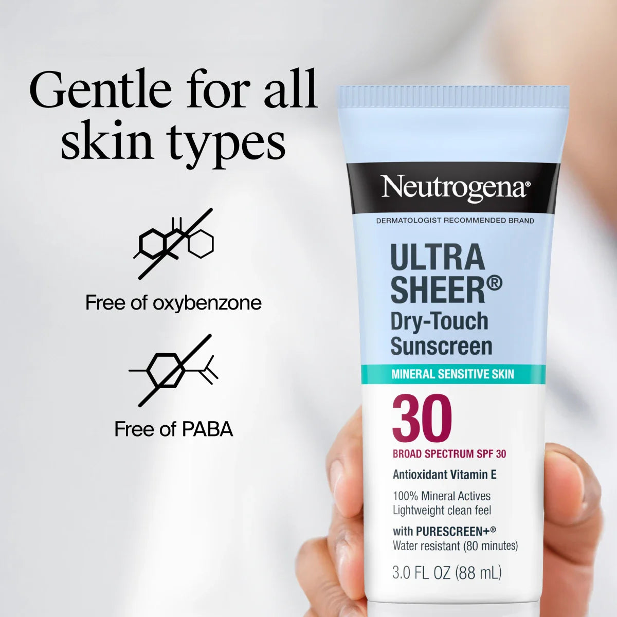 Neutrogena® Mineral Ultra Sheer Dry-Touch SPF 30 Sunscreen Lotion, 3.0 Fl. Oz