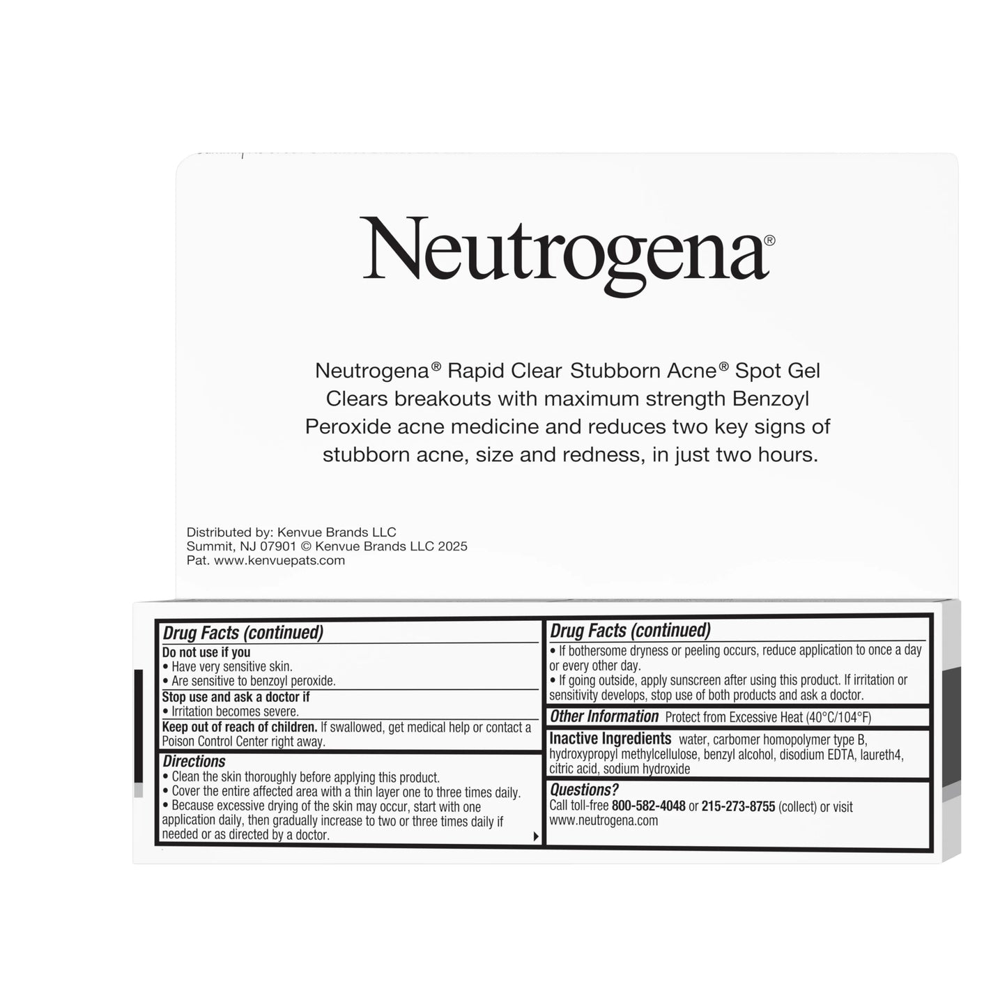 Neutrogena® Rapid Clear Stubborn Acne Spot Gel, 1 Oz