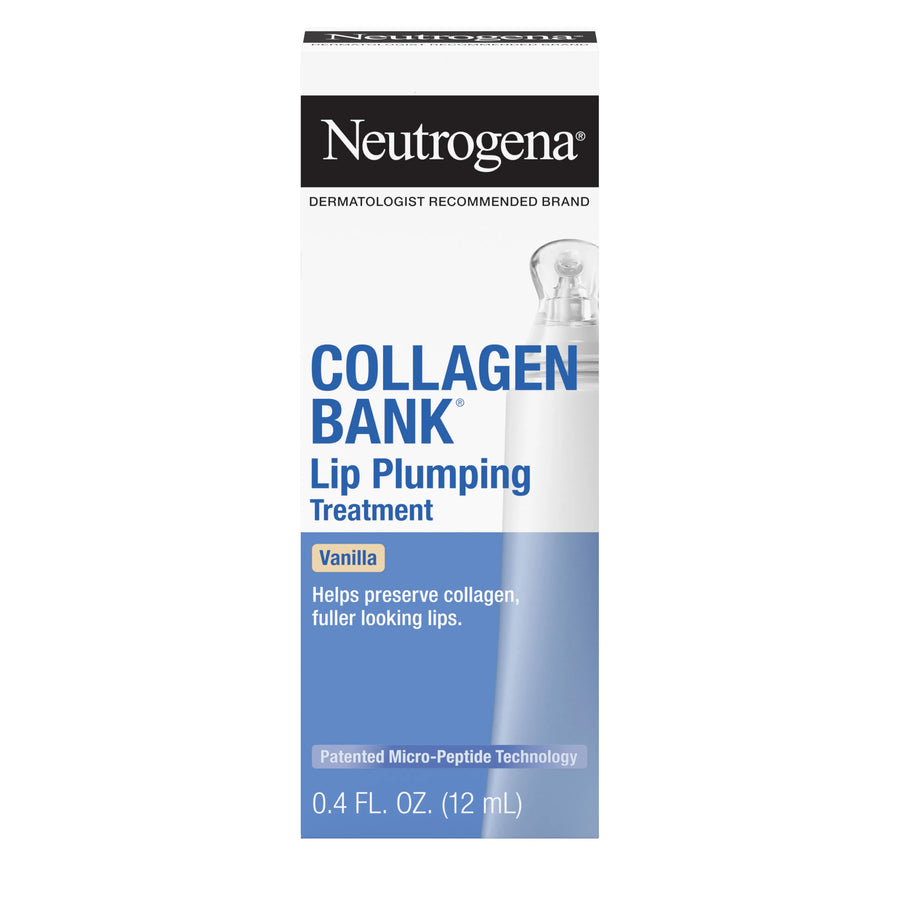 Neutrogena® Collagen Bank Lip Plumping Treatment, Vanilla, 0.4 Fl. Oz
