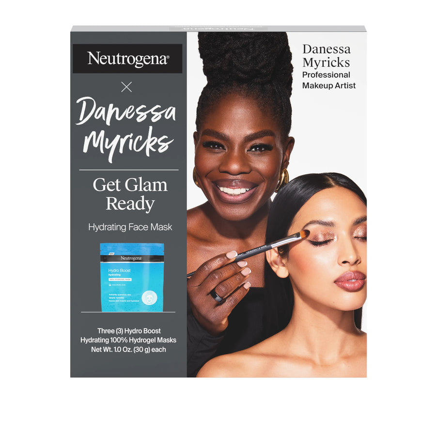 Neutrogena® x Danessa Myricks ‘Get Glam Ready’ Hydro Boost Hydro Gel Masks, 3 Pack