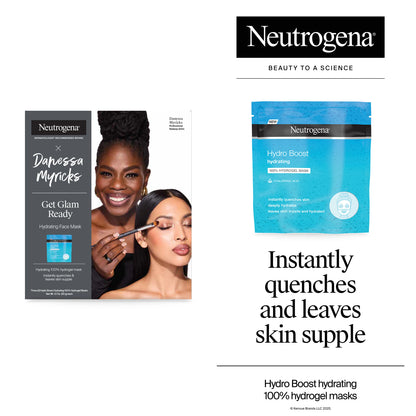 Neutrogena® x Danessa Myricks ‘Get Glam Ready’ Hydro Boost Hydro Gel Masks, 3 Pack