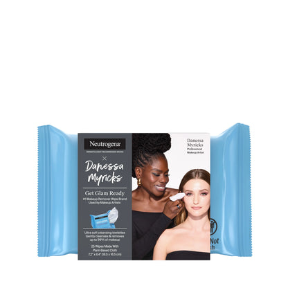 Neutrogena® x Danessa Myricks 'Get Glam Ready' Makeup Remover Wipes, 25 Count