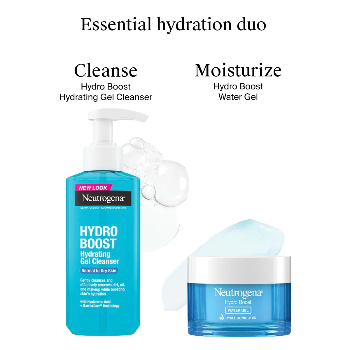 Neutrogena® Hydro Boost Face Wash, Hyaluronic Acid Hydrating Cleansing Gel, 7.8 Fl. Oz