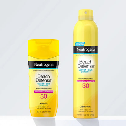 Beach Defense® Water + Sun Protection Sunscreen Spray Broad Spectrum SPF 30