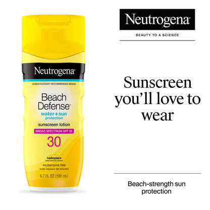 Neutrogena® Beach Defense Sunscreen Lotion Broad Spectrum SPF 30, 6.7 Fl. Oz