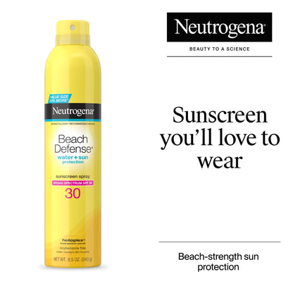 Beach Defense® Water + Sun Protection Sunscreen Spray Broad Spectrum SPF 30