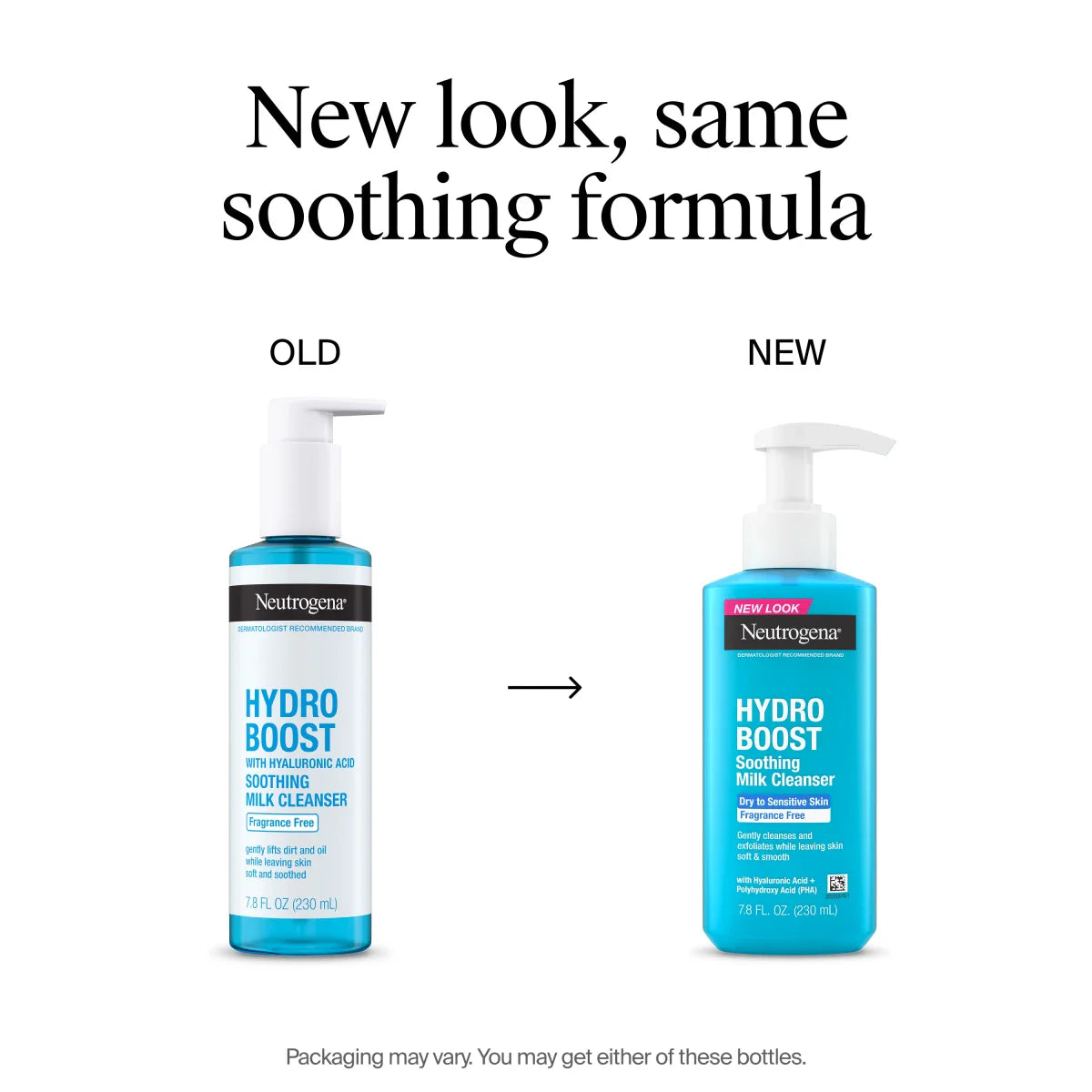 Neutrogena® Hydro Boost Soothing Milk Cleanser Fragrance Free, 7.8 Fl. Oz