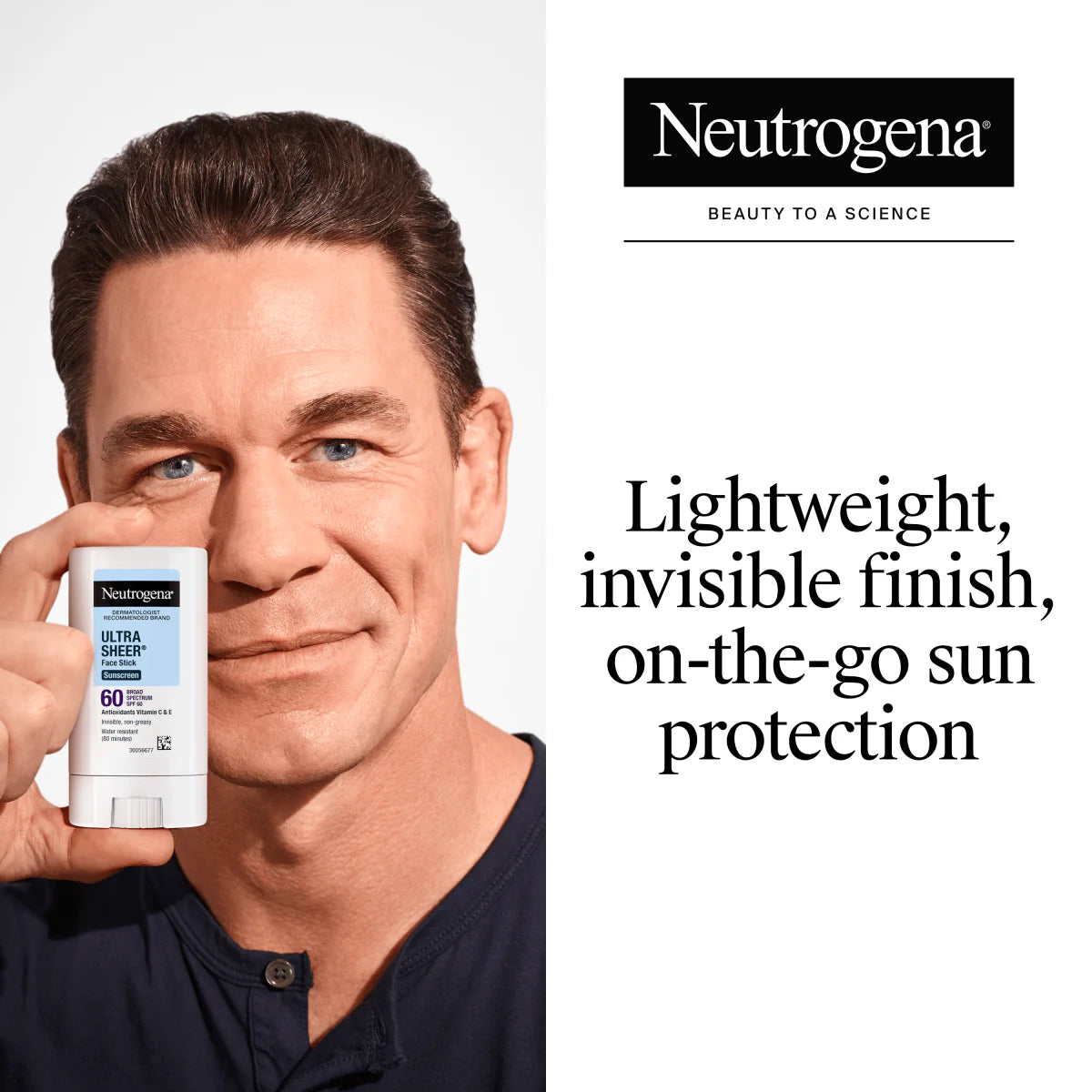 Neutrogena Ultra Sheer Face Stick Sunscreen SPF 60, 0.47 oz