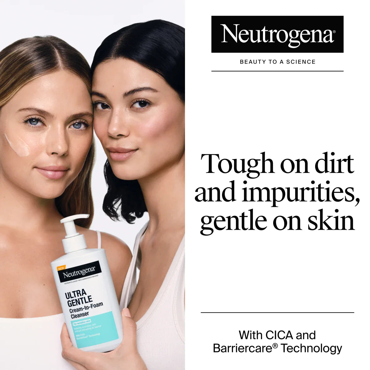 Neutrogena® Ultra Gentle Cream to Foam Cleanser, 12 Fl. Oz