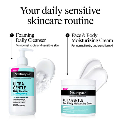 Neutrogena® Ultra Gentle Face & Body Daily Moisturizing Cream, 11 Oz