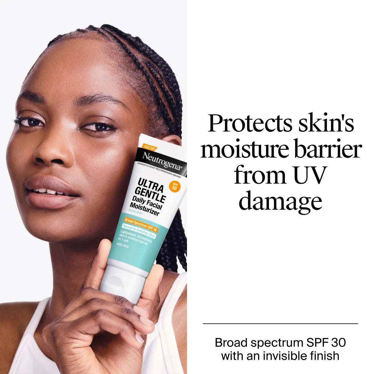 Neutrogena® Ultra Gentle Daily Facial Moisturizer with Broad Spectrum SPF 30, 3.4 Fl. Oz