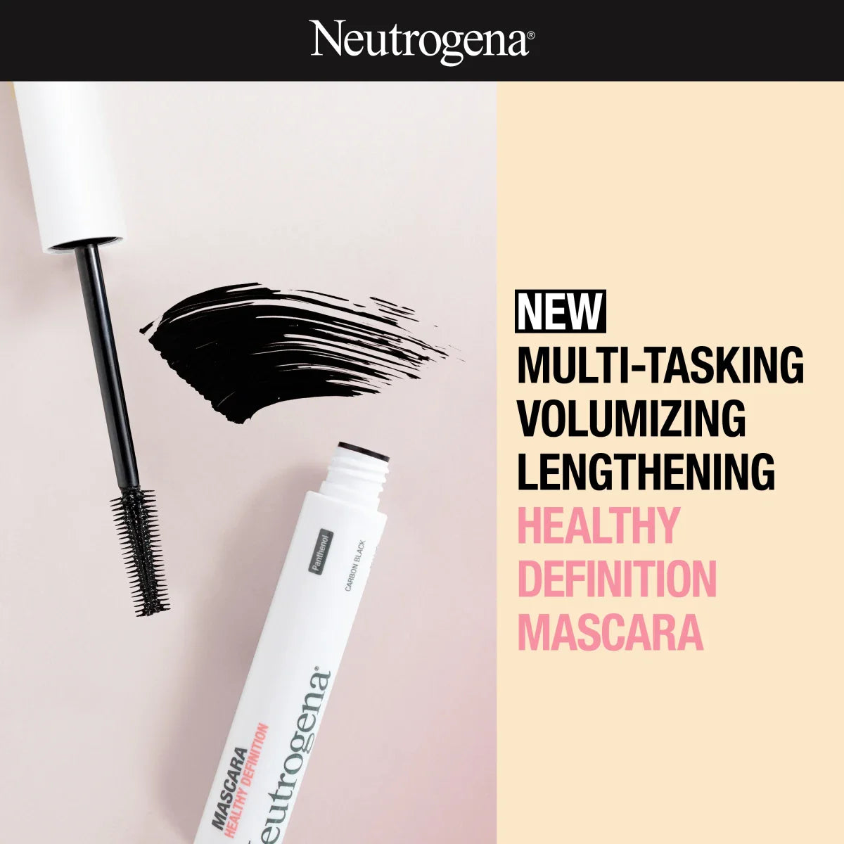 Neutrogena® Healthy Definition Mascara Carbon Black, .27 Oz