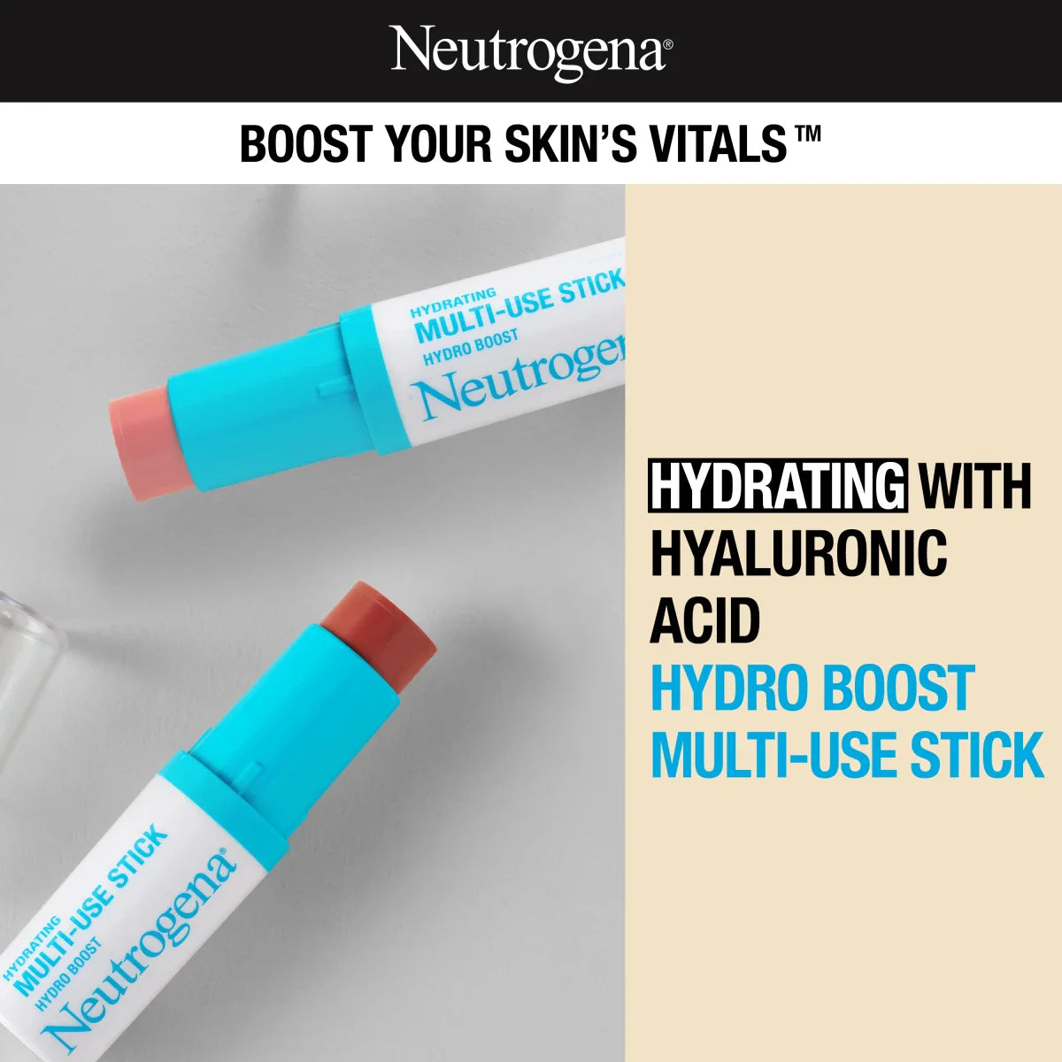 Neutrogena Hydro Boost Hydrating Multi-Use Stick, Temptation