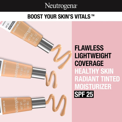 Neutrogena Healthy Skin Radiant Tinted Moisturizer Broad Spectrum SPF 25 - Sheer Ivory (10)