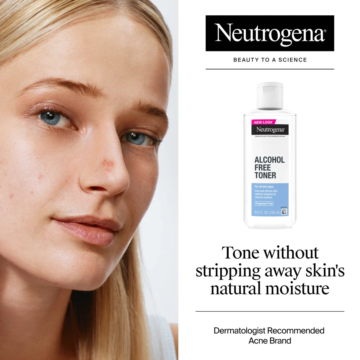Neutrogena® Alcohol-Free Toner, Fragrance Free, 8.0 Fl. Oz