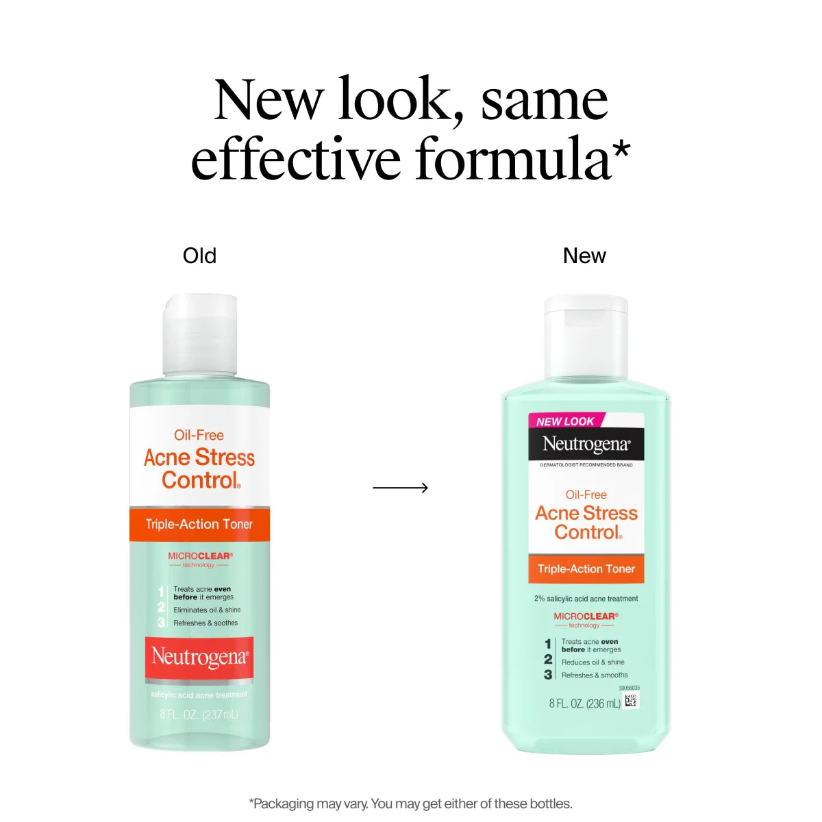 Neutrogena® Oil-Free Acne-Fighting Stress Control Triple-Action Toner, 8 Fl. Oz