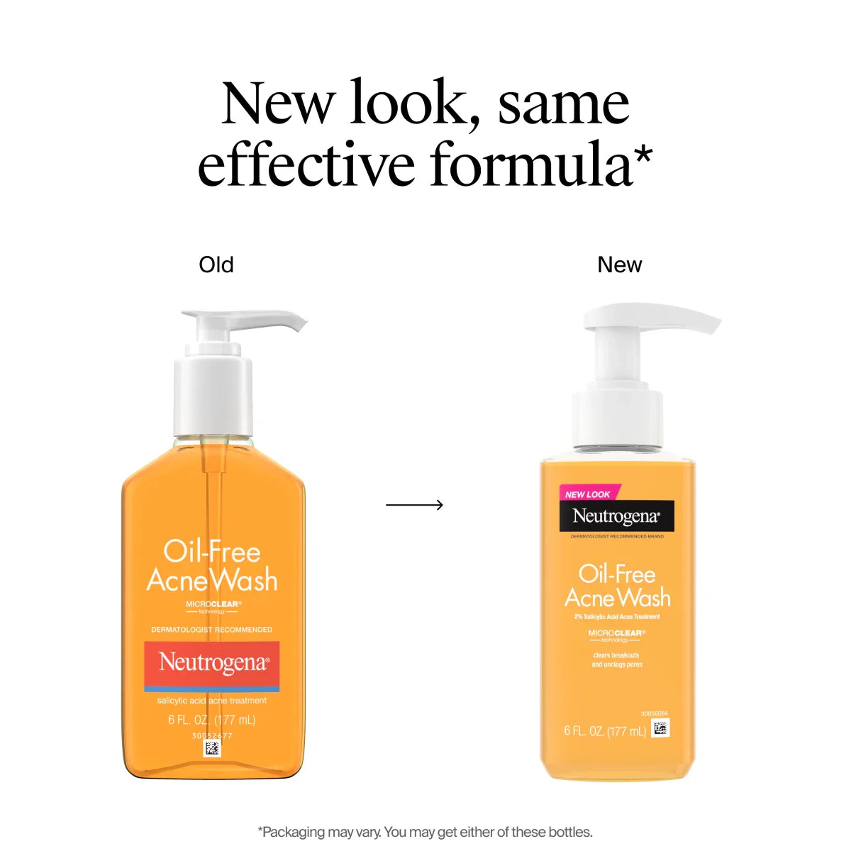 Neutrogena® Oil‑Free Acne Wash with Salicylic Acid, 6 Fl. Oz