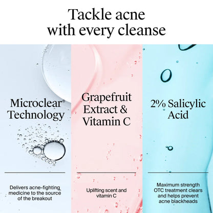 Neutrogena® Oil-Free Acne Wash Pink Grapefruit Facial Cleanser, 9.1 Fl. Oz