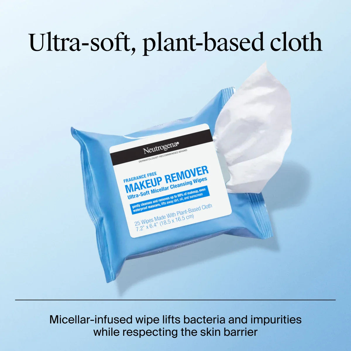 Neutrogena® Makeup Remover Cleansing Towelettes, Fragrance Free, 20 Count