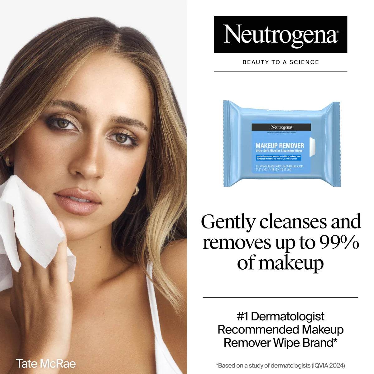 Neutrogena® Makeup Remover Ultra-Soft Micellar Cleansing Wipes. 7 Count