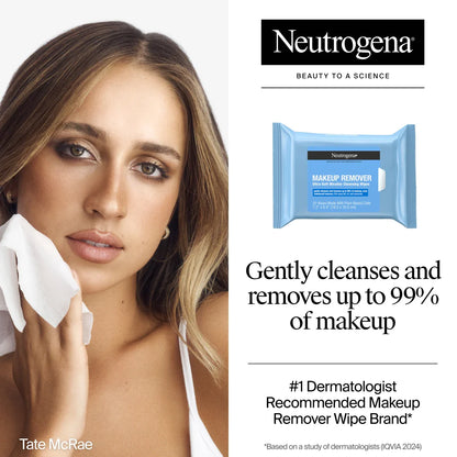 Neutrogena® Makeup Remover Ultra-Soft Micellar Cleansing Wipes, 25 Count