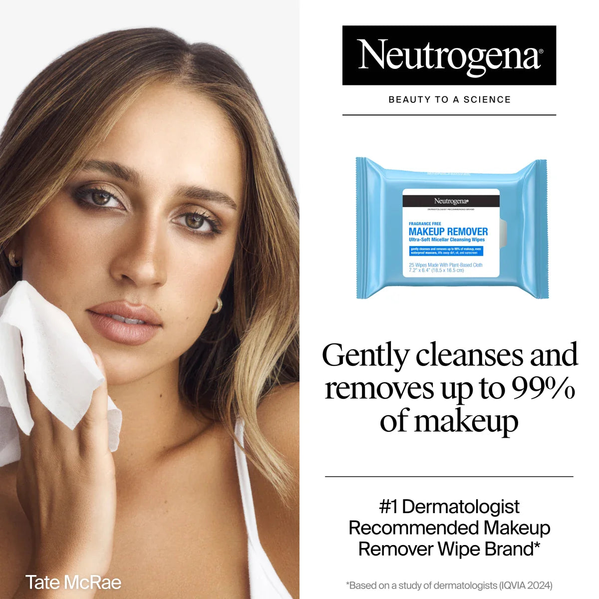 Neutrogena® Makeup Remover Cleansing Towelettes, Fragrance Free, 20 Count