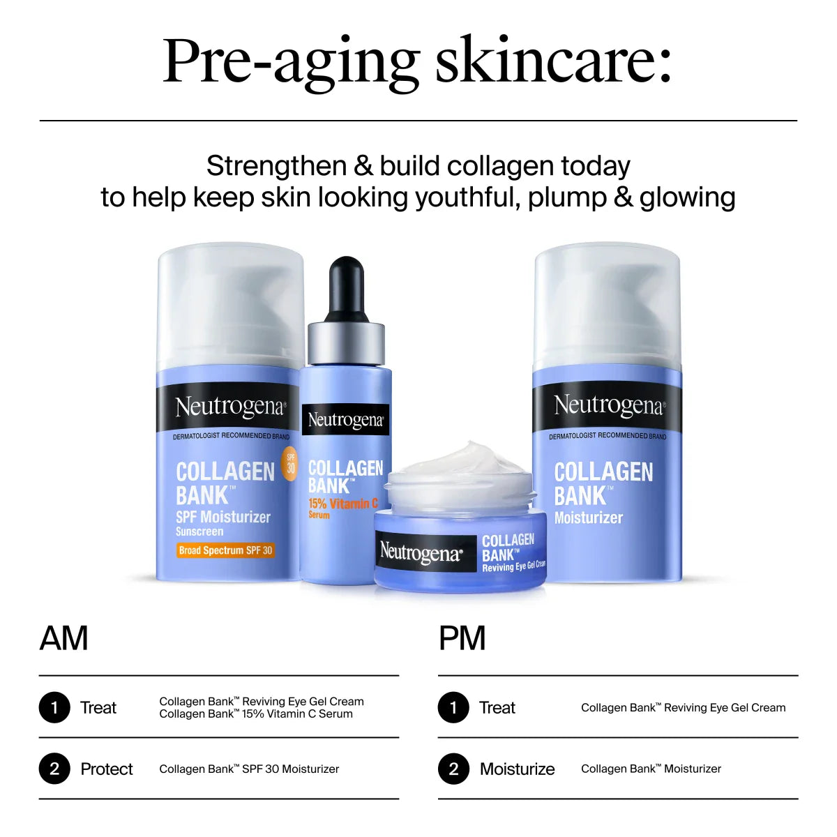 Neutrogena® Collagen Bank Reviving Eye Gel Cream, 0.5 Oz