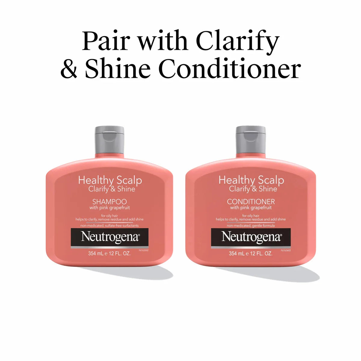 Neutrogena® Healthy Scalp Clarify & Shine Shampoo with Pink Grapefruit 12 fl oz