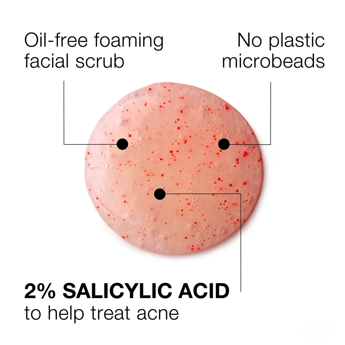 Neutrogena® Oil-Free Acne Wash Pink Grapefruit Foaming Scrub, 2 Fl. Oz