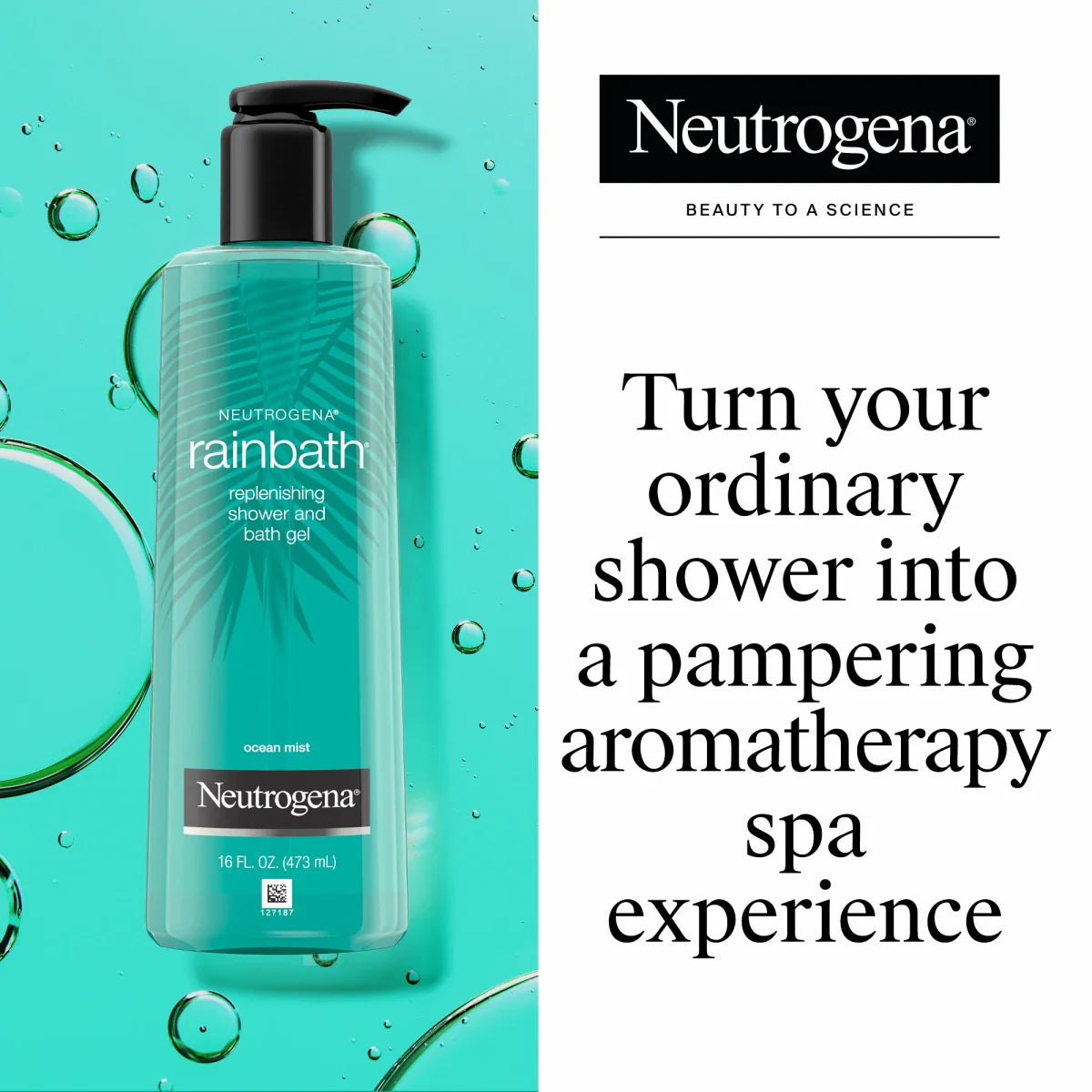 Neutrogena® Rainbath Replenishing Shower and Bath Gel Ocean Mist, 32 Fl. Oz
