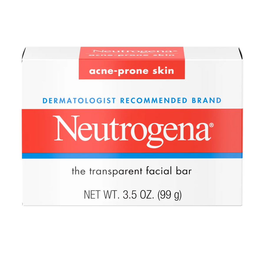 Neutrogena Facial Cleansing Bar for Acne-Prone Skin, 3.5 Oz