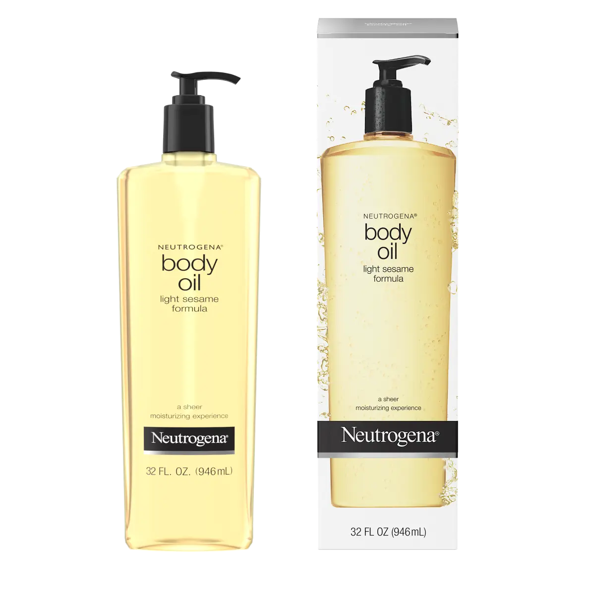 Neutrogena® Body Oil, Light Sesame Formula, 32 Fl. Oz