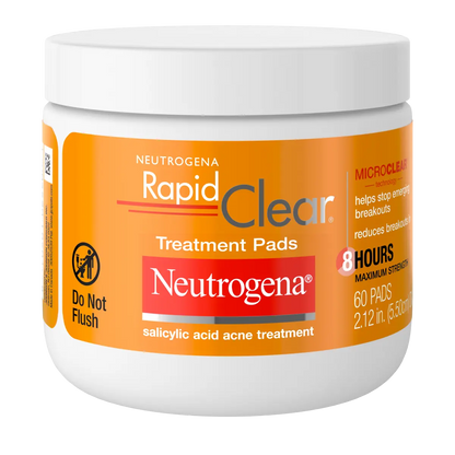 Neutrogena® Rapid Clear Maximum Strength Treatment Pads, 60 Count