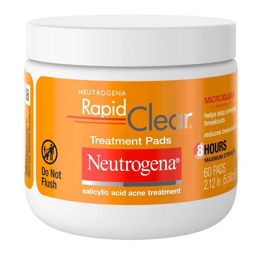 Neutrogena® Rapid Clear Maximum Strength Treatment Pads, 60 Count