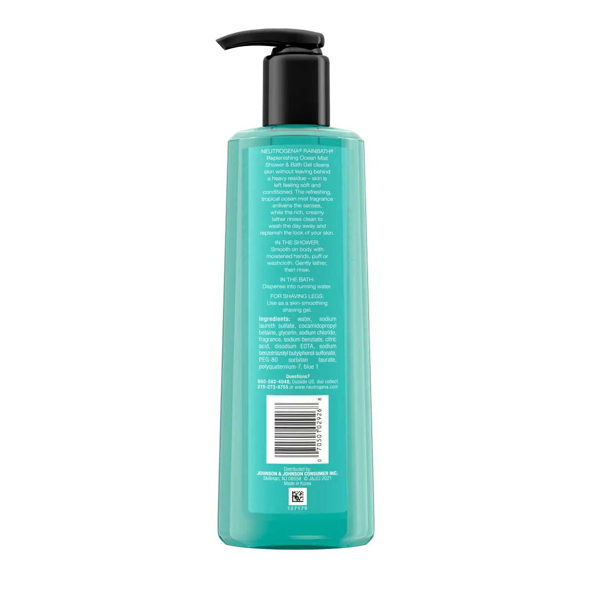 Neutrogena® Rainbath Replenishing Shower and Bath Gel Ocean Mist, 16 Fl. Oz