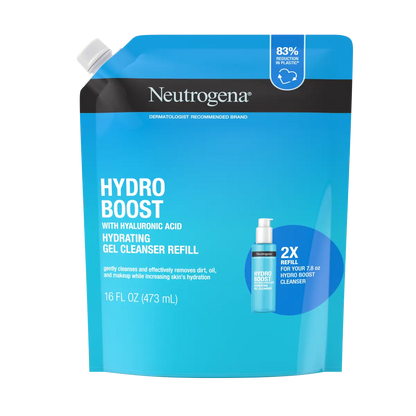 Neutrogena® Hydro Boost Face Wash, Hyaluronic Acid Hydrating Cleansing Gel, 7.8 Fl. Oz