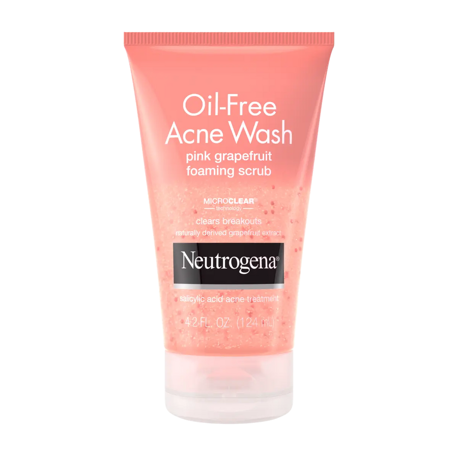 Neutrogena® Oil-Free Acne Wash Pink Grapefruit Foaming Scrub, 4.2 Fl. Oz
