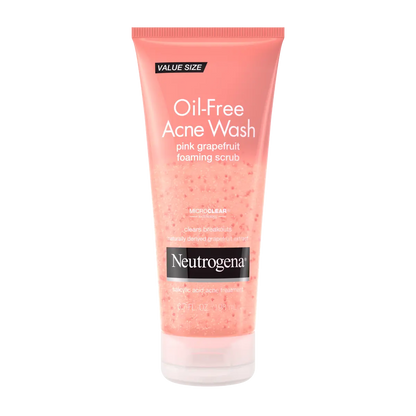 Neutrogena® Oil-Free Acne Wash Pink Grapefruit Acne Wash Foaming Scrub, 6.7 Fl. Oz