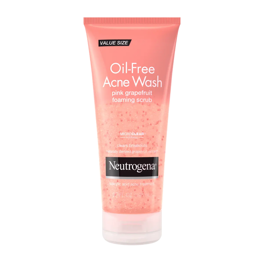 Neutrogena® Oil-Free Acne Wash Pink Grapefruit Acne Wash Foaming Scrub, 6.7 Fl. Oz