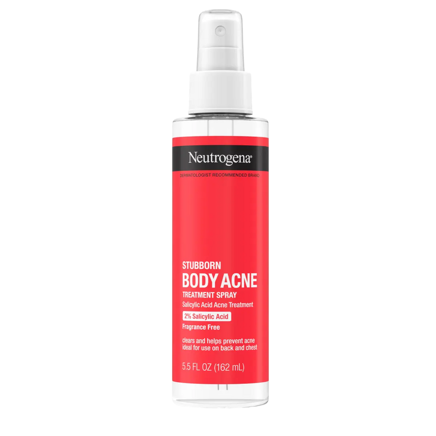 Neutrogena® Stubborn Body Acne Treatment Spray, Fragrance Free, 5.5 Fl. Oz