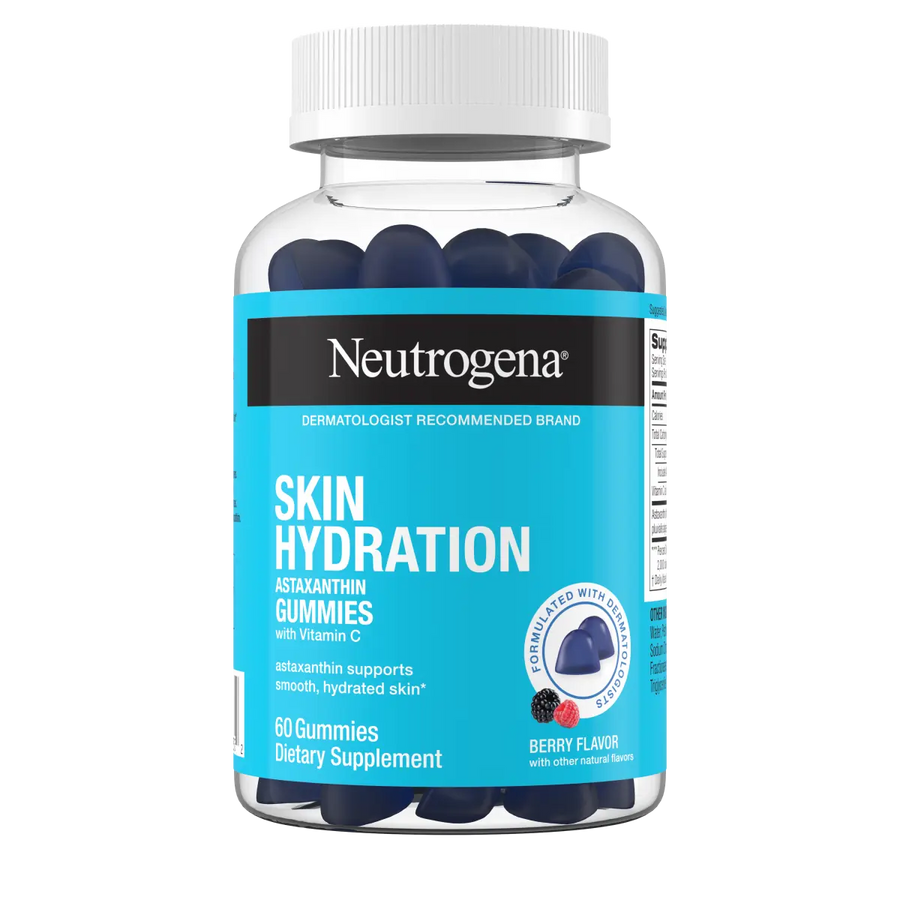 Neutrogena® Skin Hydration Astaxanthin Gummies with Vitamin C, 60 Gummies