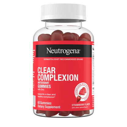 Neutrogena® Clear Complexion Antioxidant Gummies with Zinc, 60 Gummies